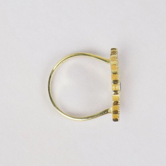 new in box! evil eye ring bling boho protection bohemian trendy statement ring - Picture 6 of 6